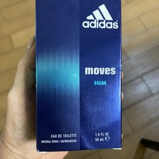 ADIDAS MOVES for Him 50 ml/ 1.7 oz Eau de Toilette Spray NIB