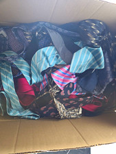 Reseller Bulk 14lb Lot of 100% Silk USA Made Ties Various Brands + Conditions
