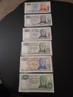 Argentina (Set/5 notes)  1-500 Pesos - 1970's and 1980's - Uncirc. — photo 1