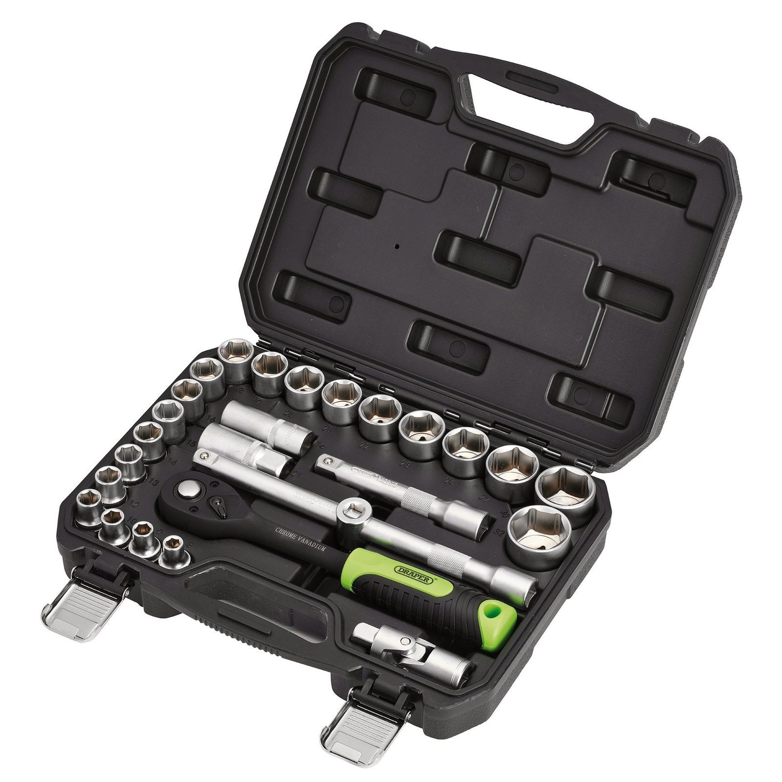 Draper HI TORQ 27 Piece 1/2" Drive Hexagon Socket Set 1/2" - Image 4