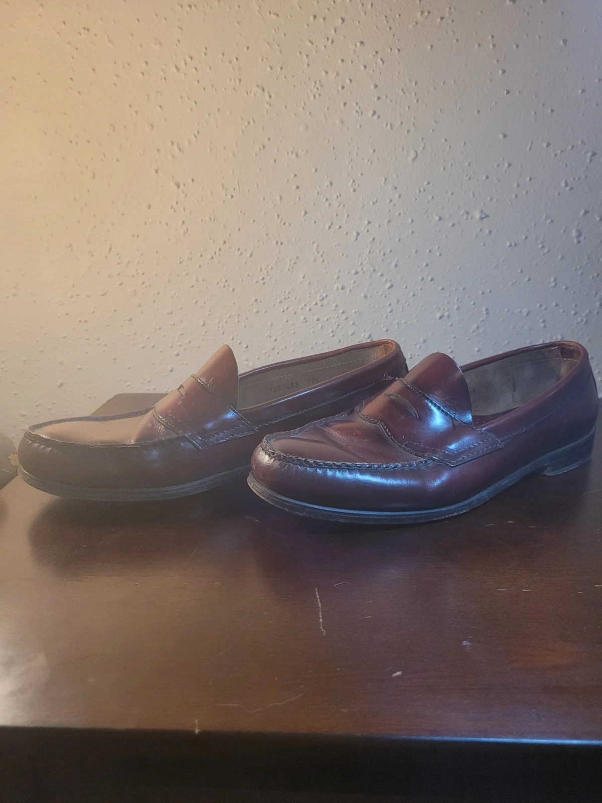 ADIDAS Mocassini GH Bass Made In USA Penny sangue di bue taglia 11 D