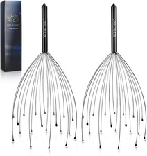 Scalp Massager 2 Pack Head Scratcher for Hair Growth Stress Relief