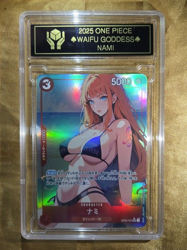 NAMI One Piece Anime Waifu Goddess CUSTOM CARD - Bild 2 von 5