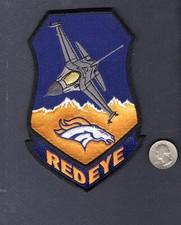 120th FS REDEYE Denver Broncos CO ANG USAF F-16 FALCON Squadron Patch