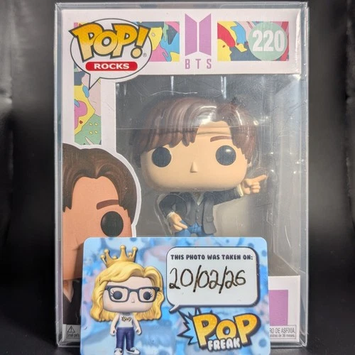 FUNKO POP! Vinyl Figure Rocks RARE BTS #220 Suga Dynamite [VAULTED]