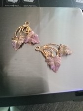 10K Black Hills Gold charms Vintage real gold jewelry. 2.1 grams