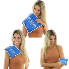 Roscoe Medical Gel Ice Packs Reusable and Cold for Injuries All 3 Sizes 