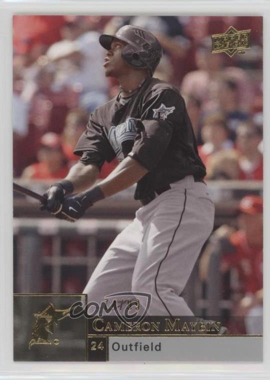 2009 Upper Deck Gold 74/99 Cameron Maybin #655 0c6