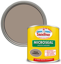 SANDTEX MASONRY PAINT ULTRA SMOOTH QUALITY WATERPROOF ALL COLOURS 150ML 1L 2.5L