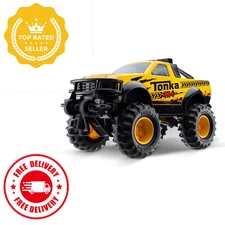 Tonka 4X4 Steel Classics Pickup Truck Yellow Toy Made with Steel & Plastic