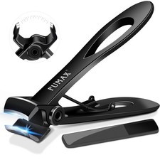 Toenail Clippers for Seniors Thick Toenails, Heavy Duty Large Nail Black