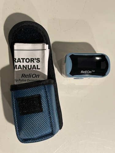 ReliOn Finger Pulse Oximeter Model C29 With Case