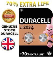 4X DURACELL DL/CR 2032 3V Lithium Coin Cell Battery Batteries LONGEST EXPIRY.