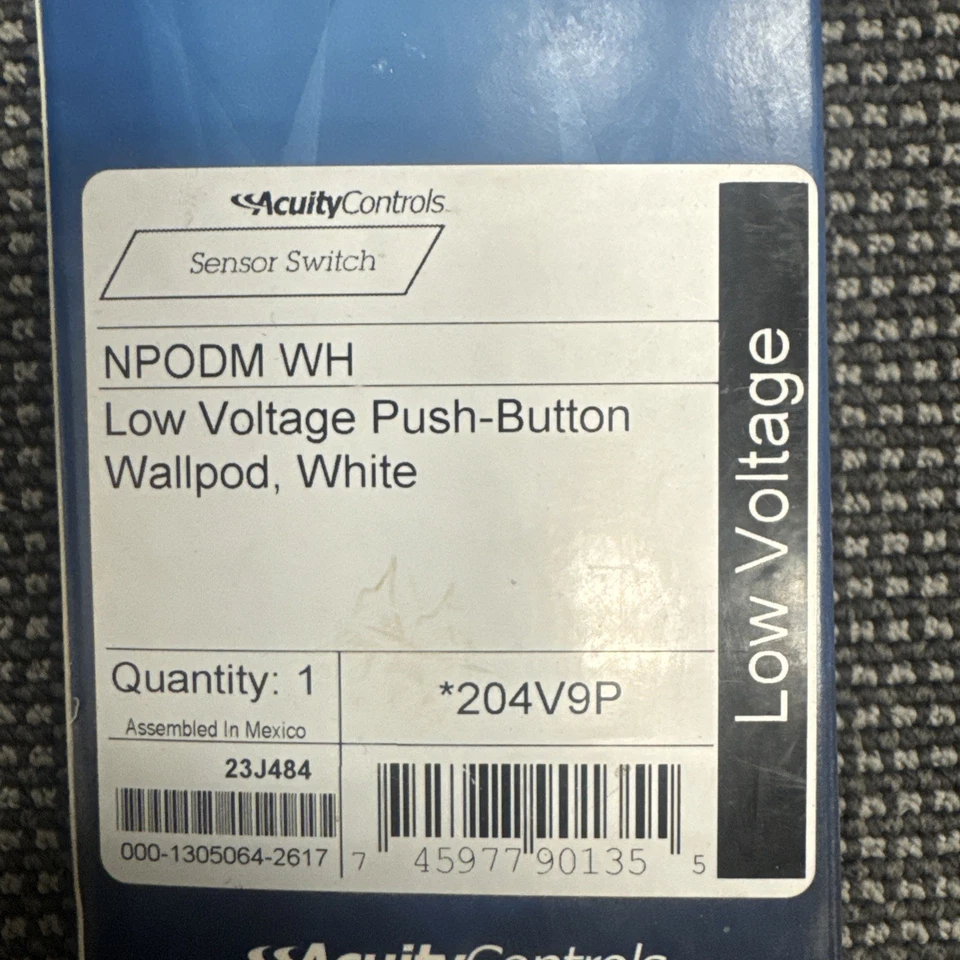 Sensor Switch 0910389 Switch NPODM WH - Image 2 of 2