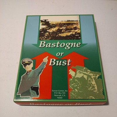 Bastogne or Bust 2nd Ed - 1995 VINTAGE Terran Games English Language - UNPUNCHED