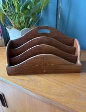 Vintage Wooden Letter Rack
