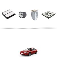 Hoffcar Wartungsset - 4 Filter FüR Toyota Corolla Viii 2.0 D 53Kw Ab 1997