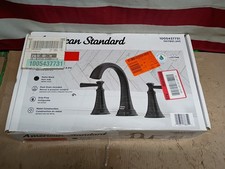 American Standard Rumson 8" Widespread 2-Handle Bathroom Faucet in Matte Black