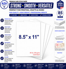 White Cardstock 8.5 X 11, 230Gsm Cover Cardst...