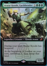 Avatar Kyoshi, Earthbender (Extended Art) FOIL Avatar Eternal NM (522148)