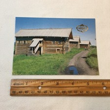 Postcard Kizhi Museum Pudozh Butins House Pyalozero Russia Vintage c1991