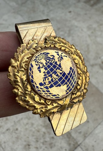 1940’s PAA Pan Am Airways Money Clip Made HADLEY USA Pilot CREW Flight Attendant - Picture 8 of 14
