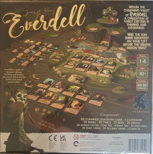 🌰Asmodee Everdell 3rd Edition - Board Game 🌳🌳Brand New Sealed - Picture 2 of 2