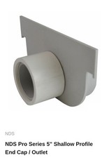 NDS 5" Shallow Profile Endcap 2" End Outlet