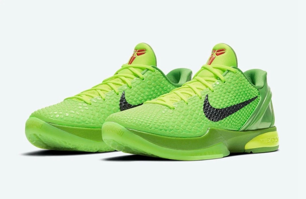 Size 14 - Nike Zoom Kobe 6 Protro Low Grinch for sale online | eBay