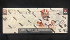 2021 Panini Luminance Football Hobby Box Factory SEALED 3 Autos 1 Memorabilia