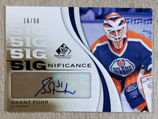 2010-11 SP Game Used Significance Grant Fuhr Auto /50 Edmonton Oilers