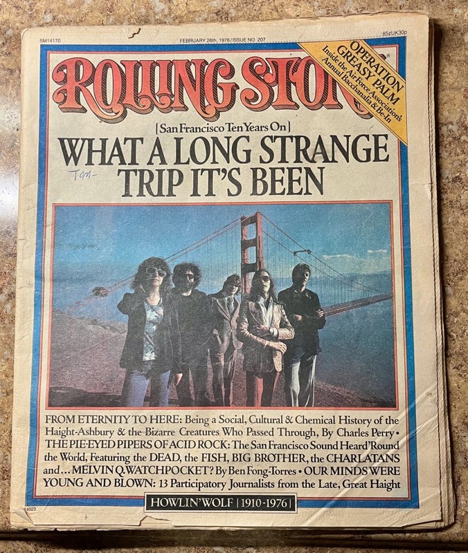 Rolling Stone 2/26/1976 - What a Long Strange Trip: Grateful Dead, Bob Dylan