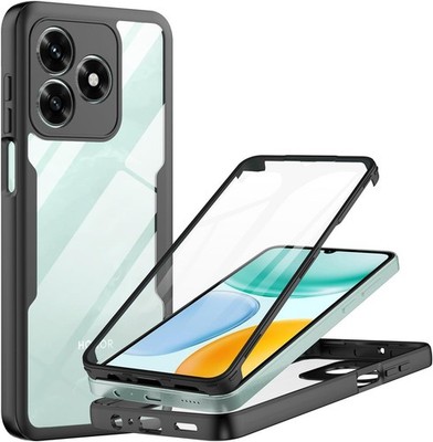 Ef.globe-trading 360° Schutz Hülle Doppel-Sicht Für Honor X5C Plus TPU Clip