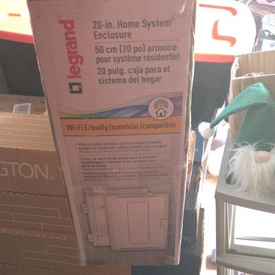 Legrand 20 in Wi Fi Friendly Home Networking/Control Enclosure ENP205A-V1