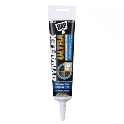 Dynaflex Ultra 5.5 Oz. Clear Advanced Exterior Window, Door, and Siding Sealant