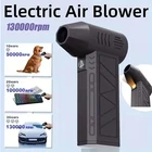 130000RPM 57m/s Mini Turbo Fan Brushless Electric Air Blower Duster Cleaner Tool