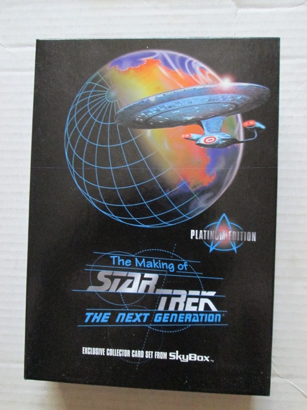 The Making of Star Trek:TNG Platinum Edition trading card set w/ Hologram