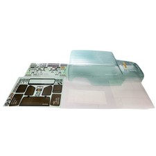 assiale SCX6: Corpo Jeep JLU 4dr Wrangler (trasparente) Z-AXI250000