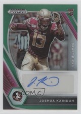 2021 Panini Prizm Draft Picks Green Joshua Kaindoh #DPA-JOK Auto 19ew