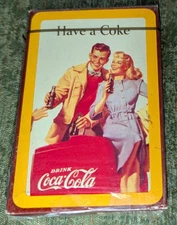 Vintage Drink Coca-Cola Have a Coke Playing Cards Deck New