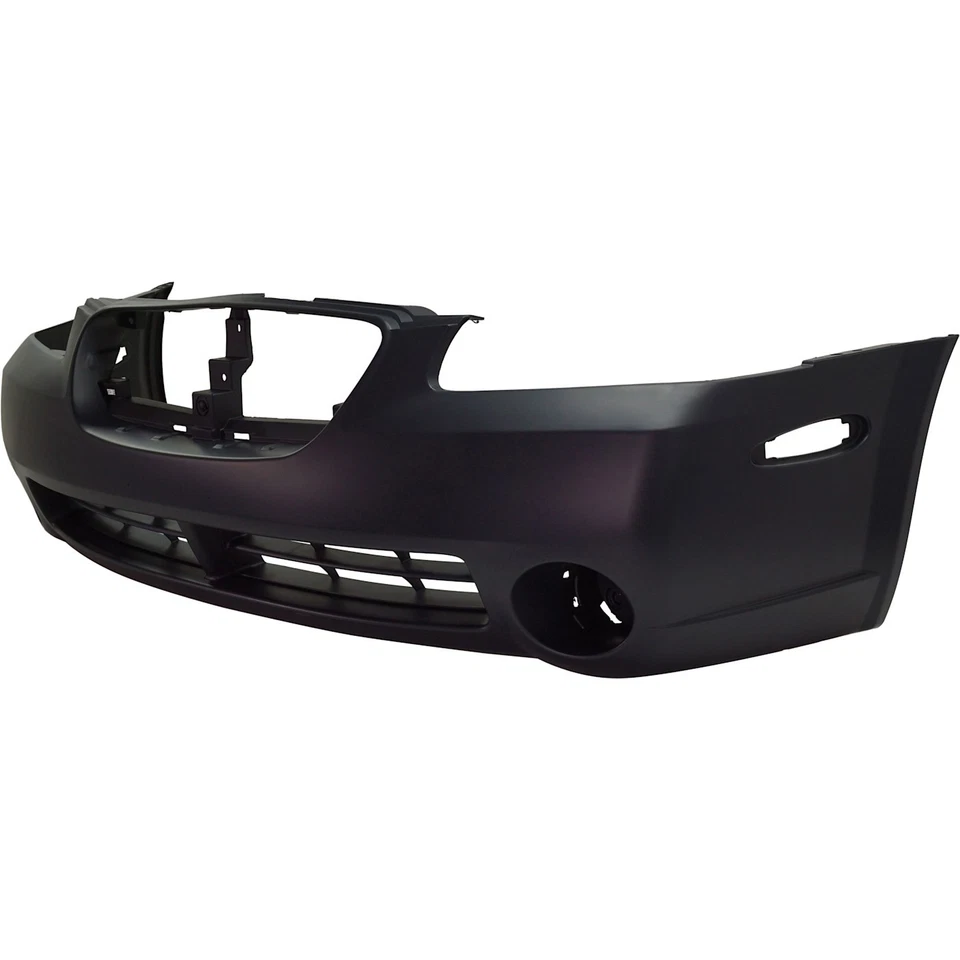 Front Bumper Cover For 2002-2003 Nissan Maxima w/ fog lamp holes Primed Foto 3 de 4