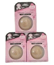 3 PAIRS Hollywood Fashion Secrets Silicone CoverUps LIGHT Tone Lingerie Accesso