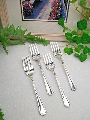 Details about   4   Oneida Silversmiths  Clairhill  FAIRHILL  Silverplate Salad Forks  1978