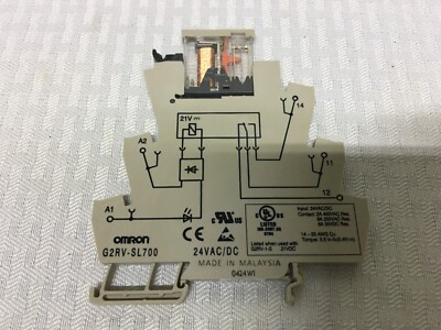 New! (Lot of 10) Omron G2RV-SL700 Relay Socket 24VAC/DC (#50011)