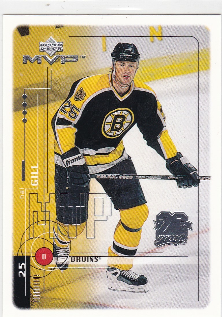 HAL GILL 2018 UPPER DECK MVP 1998-99 20TH ANNIVERSARY PARALLEL #10/20 #17 BRUINS
