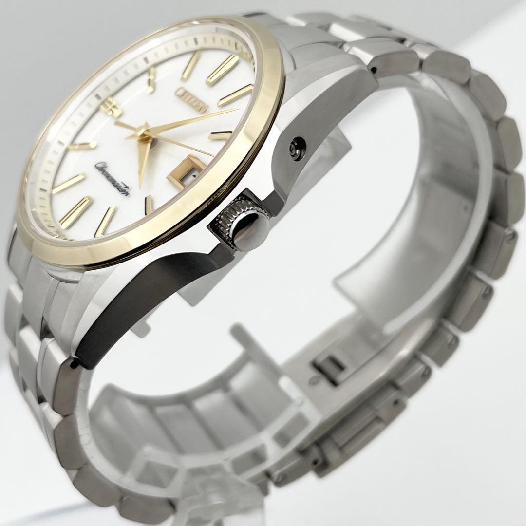 Citizen The Citizen AQ4024-53Y Eco-Drive Date White Silver Citizen The Citizen AQ4024-53Y Eco-Drive Date White Silver