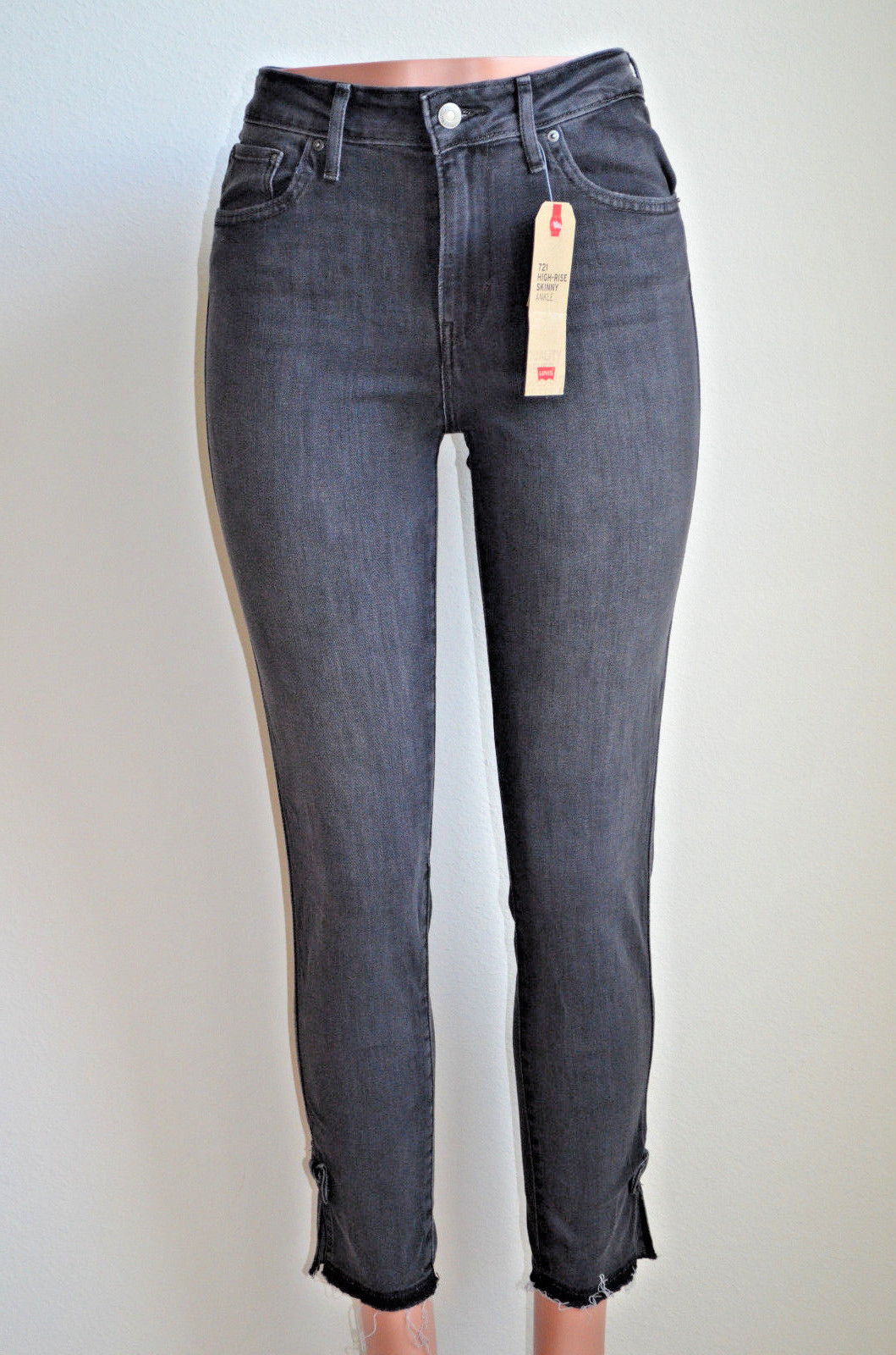 721 high rise skinny jeans with ankle bows