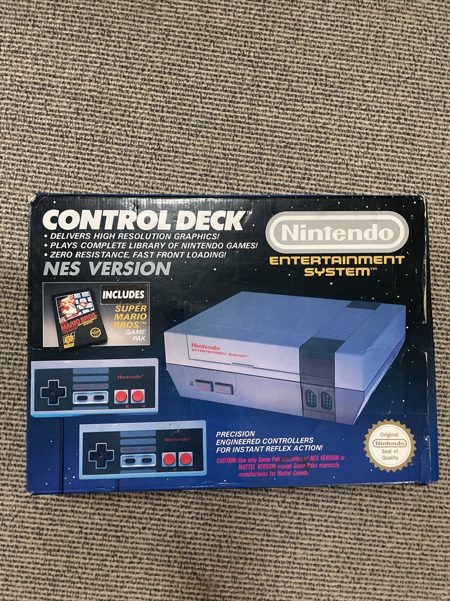 Control Deck Original Nintendo Nes Console Console Nintendo