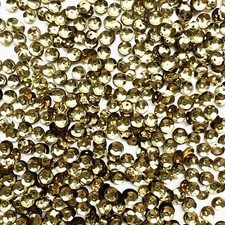 5mm Cup Sequins Gold Shiny Metallic Medium Hole Made in USA