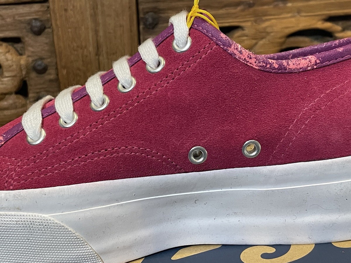 Vtg Converse Jack Purcell Platform Suede Ox Right Shoe Sample